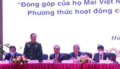Ban Chủ trì Hôi thảo họ Mai Việt Nam lần thứ Nhất