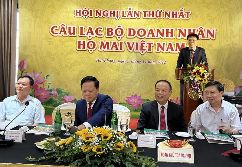 Hội nghị CLB Doanh nhân Họ Mai Việt Nam, lần thứ Nhất tại Hải Phòng đã thành công tốt đẹp