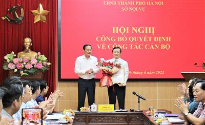 Chủ tịch Hà Nội bổ nhiệm ông Mai Xuân Trường làm phó giám đốc Sở Nội vụ