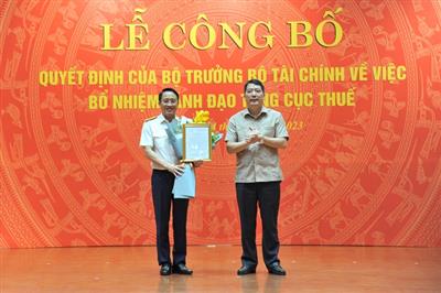 Ông Mai Sơn được bổ nhiệm Phó Tổng cục trưởng Tổng cục Thuế