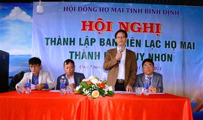 Thành lập Ban Liên Lạc họ Mai TP Quy Nhơn tỉnh Bình Định