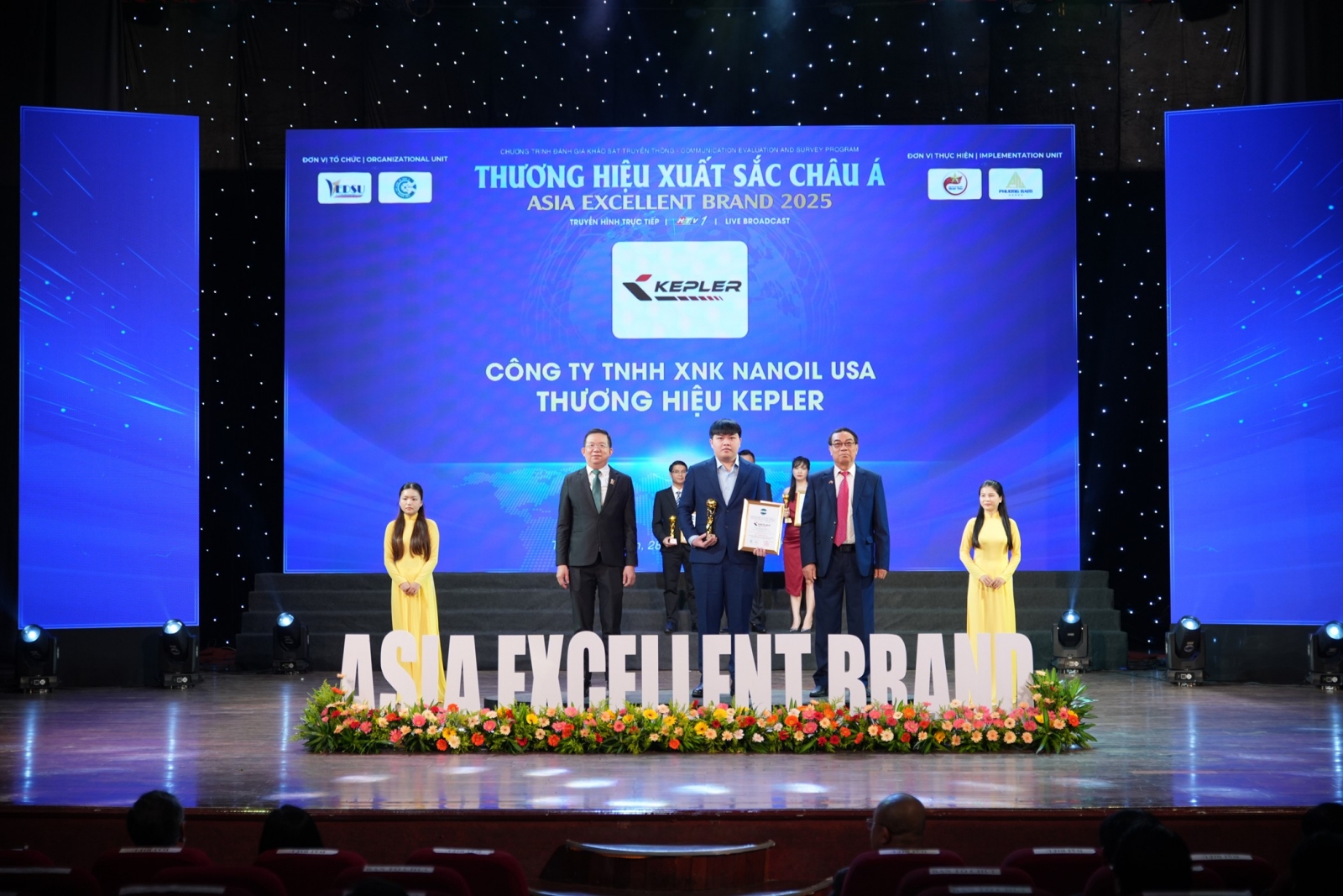 THƯƠNG HIỆU DẦU NHỚT KEPLER - KHẲNG ĐỊNH VỊ THẾ VỚI GIẢI THƯỞNG TOP 10 THƯƠNG HIỆU XUẤT SẮC CHÂU Á 2025
